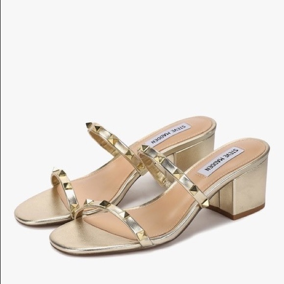 Steve Madden Isme Studded Heels - Picture 1 of 5